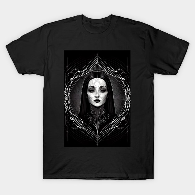 Morticia black T-Shirt by Khaos Kingdom